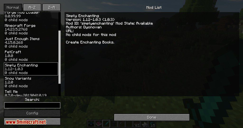 Simply Enchanting mod for minecraft 11