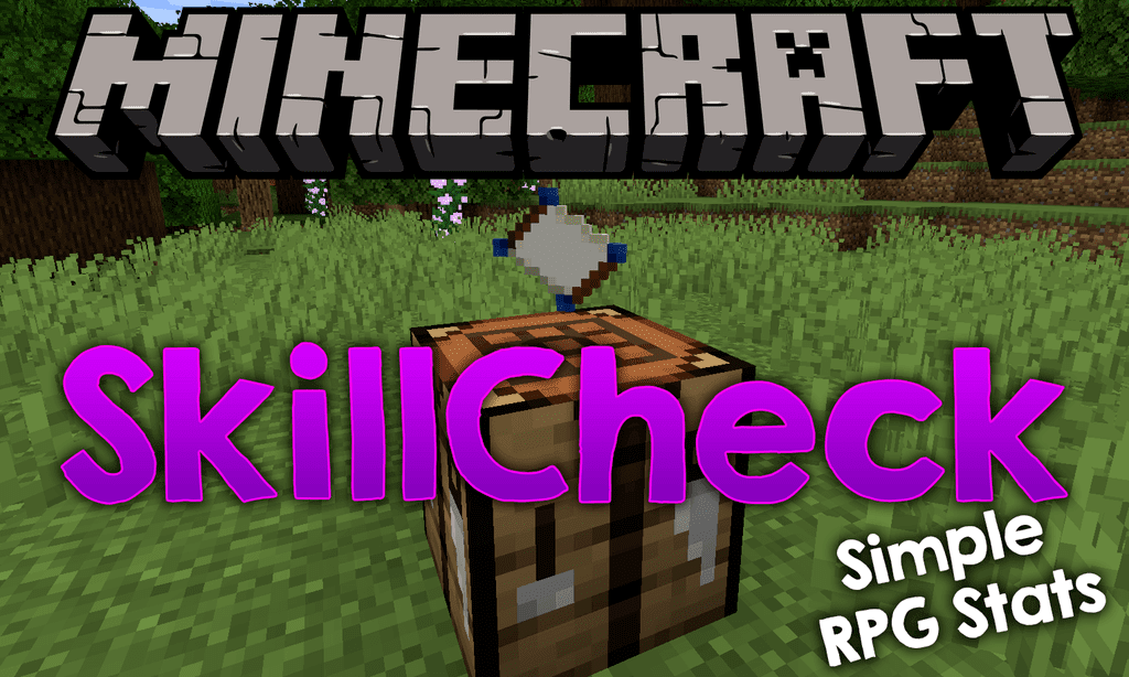 SkillCheck mod for minecraft logo