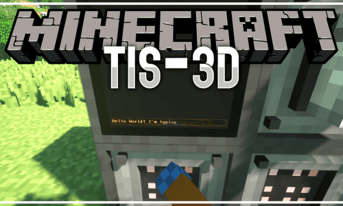 TIS-3D mod for minecraft logo