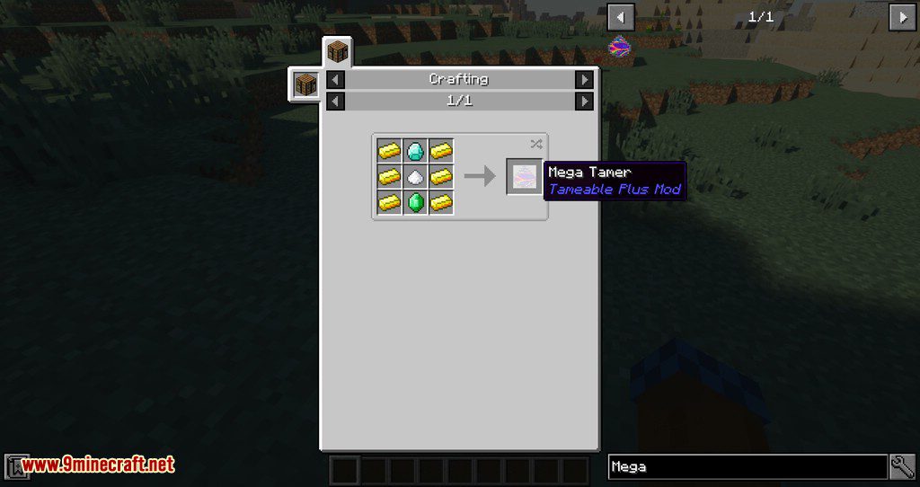 Tameable Plus mod for minecraft 01