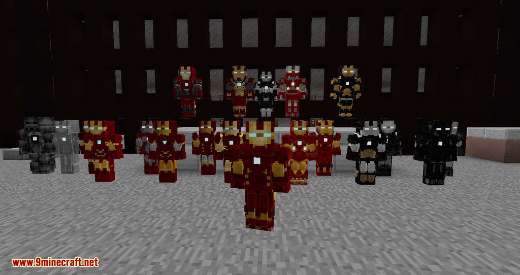 Avengers Infinity War Characters In Minecraft (Legends Mod) 