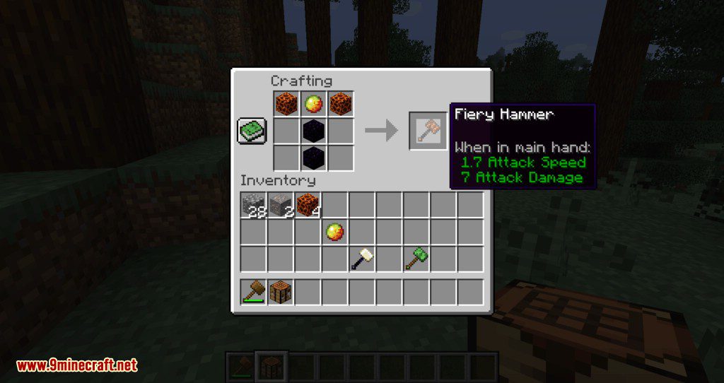 Vanilla Hammers mod for minecraft 11