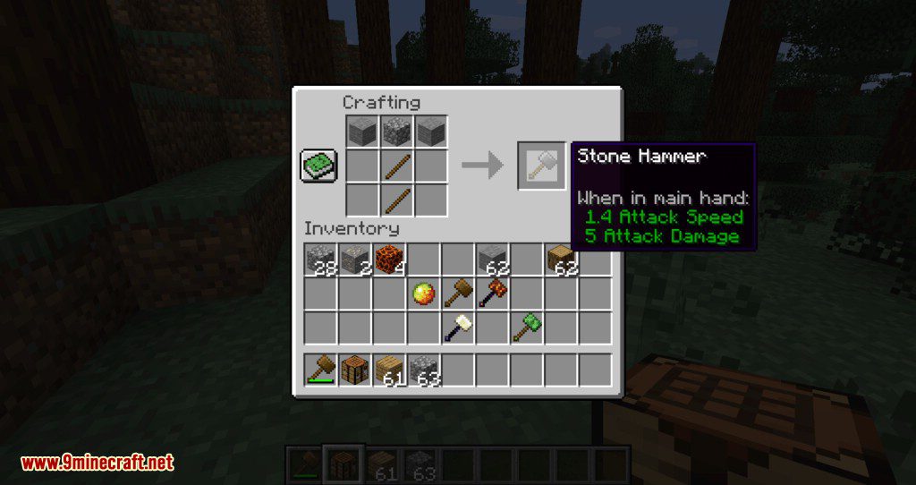 Vanilla Hammers mod for minecraft 13