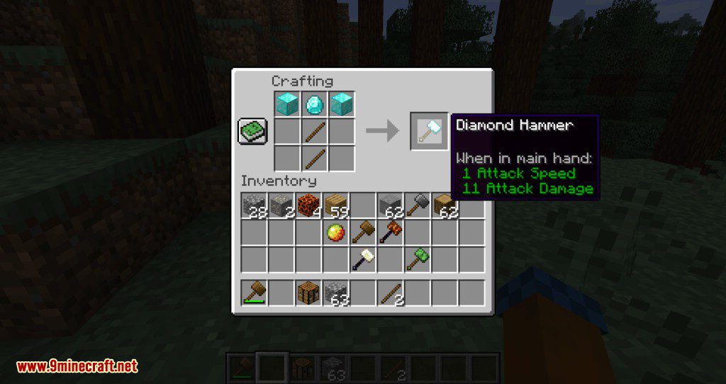 Vanilla Hammers mod for minecraft 14