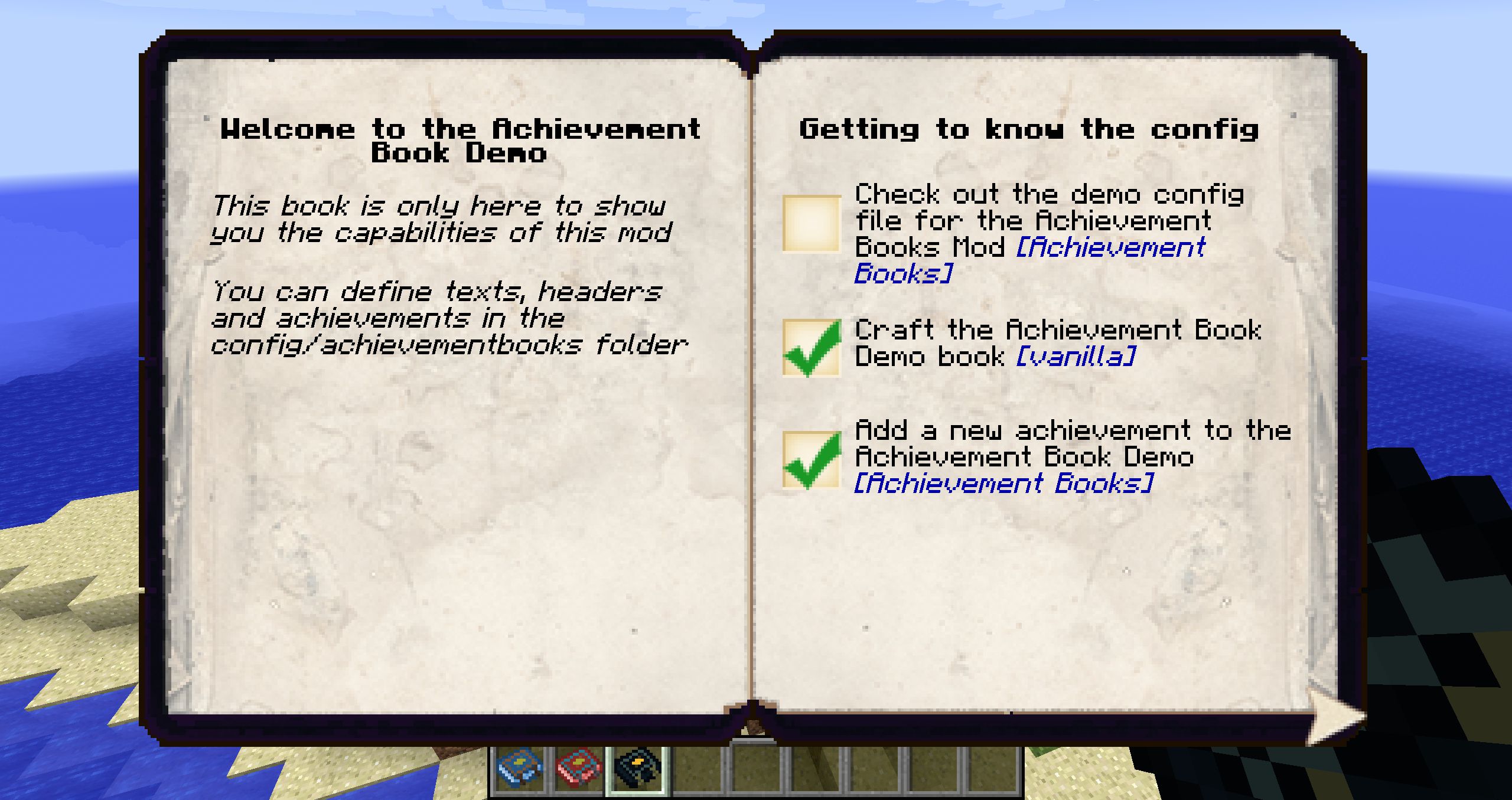 Achievement Book mod for minecraft 11