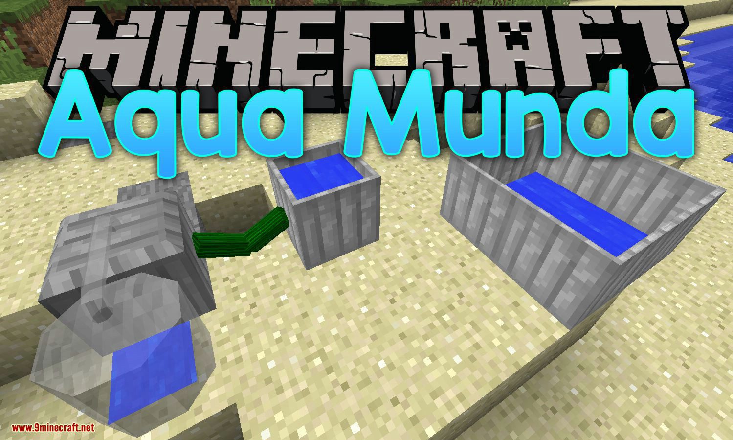 Aqua Munda mod for minecraft logo