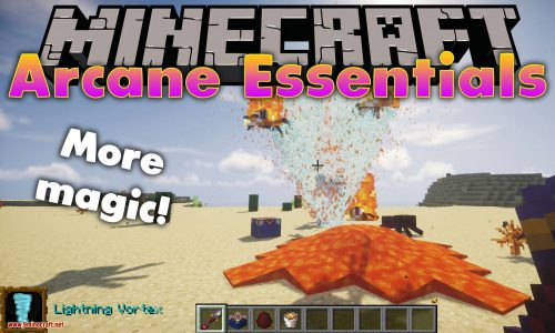 Arcane Essentials mod for minecraft logo