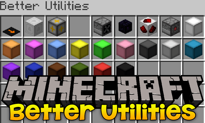 Better Utilities mod for minecraft logo