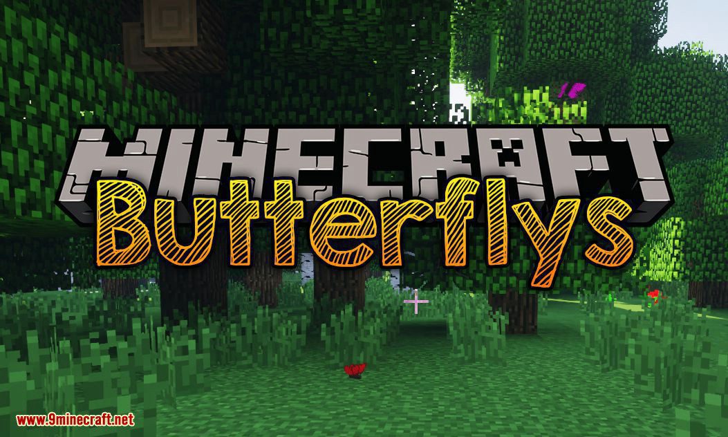 Butterflys mod for minecraft logo