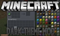 Dark Theme Mod for minecraft logo