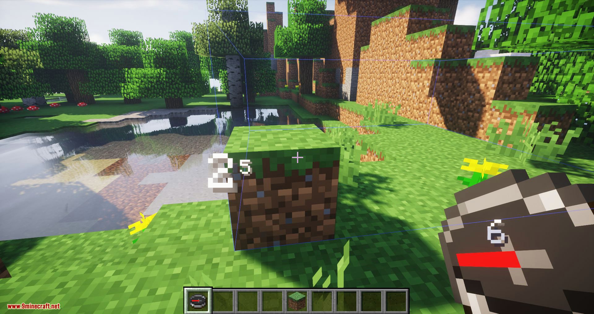 Measuring Compass mod for minecraft 02