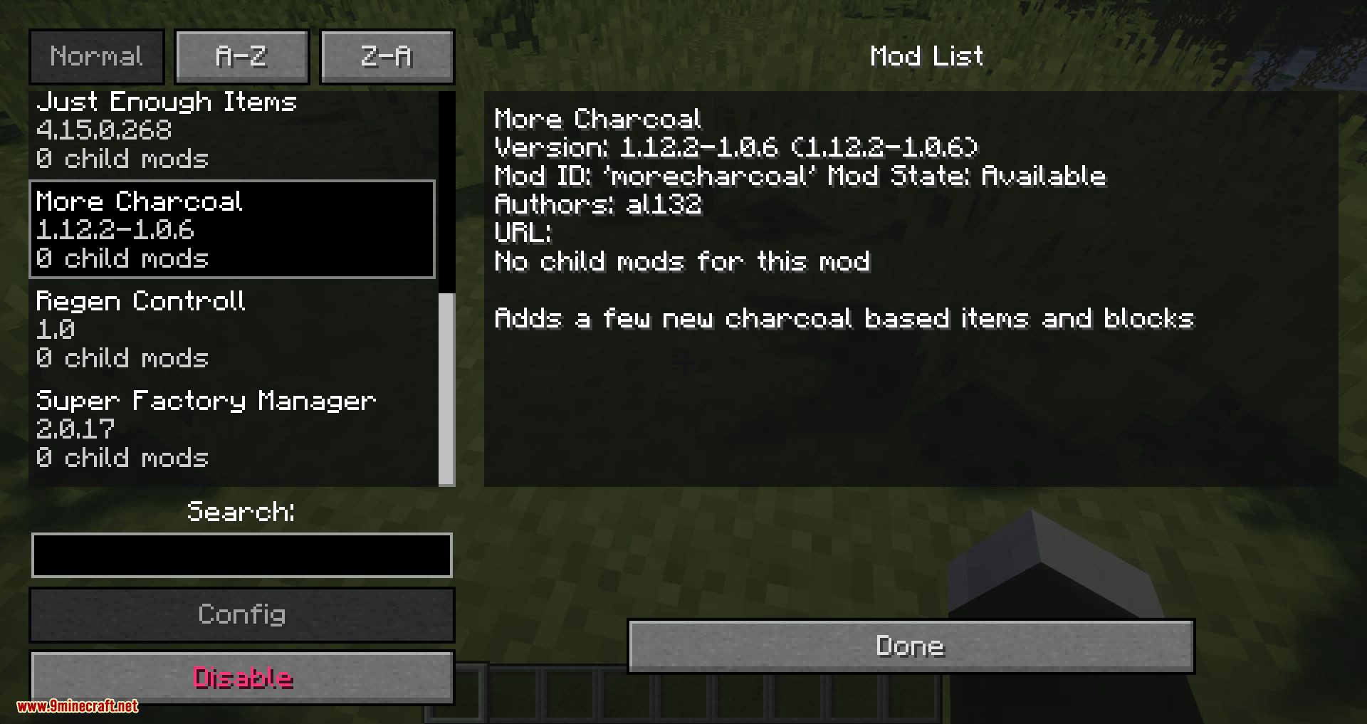 More Charcoal mod for minecraft 12