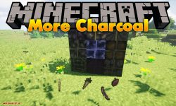 More Charcoal mod for minecraft logo
