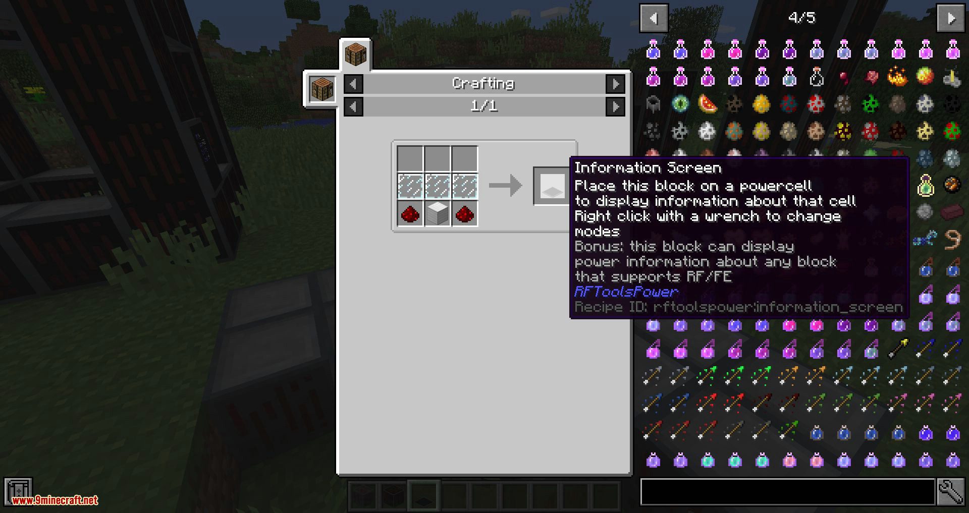 RFTools Power mod for minecraft 15