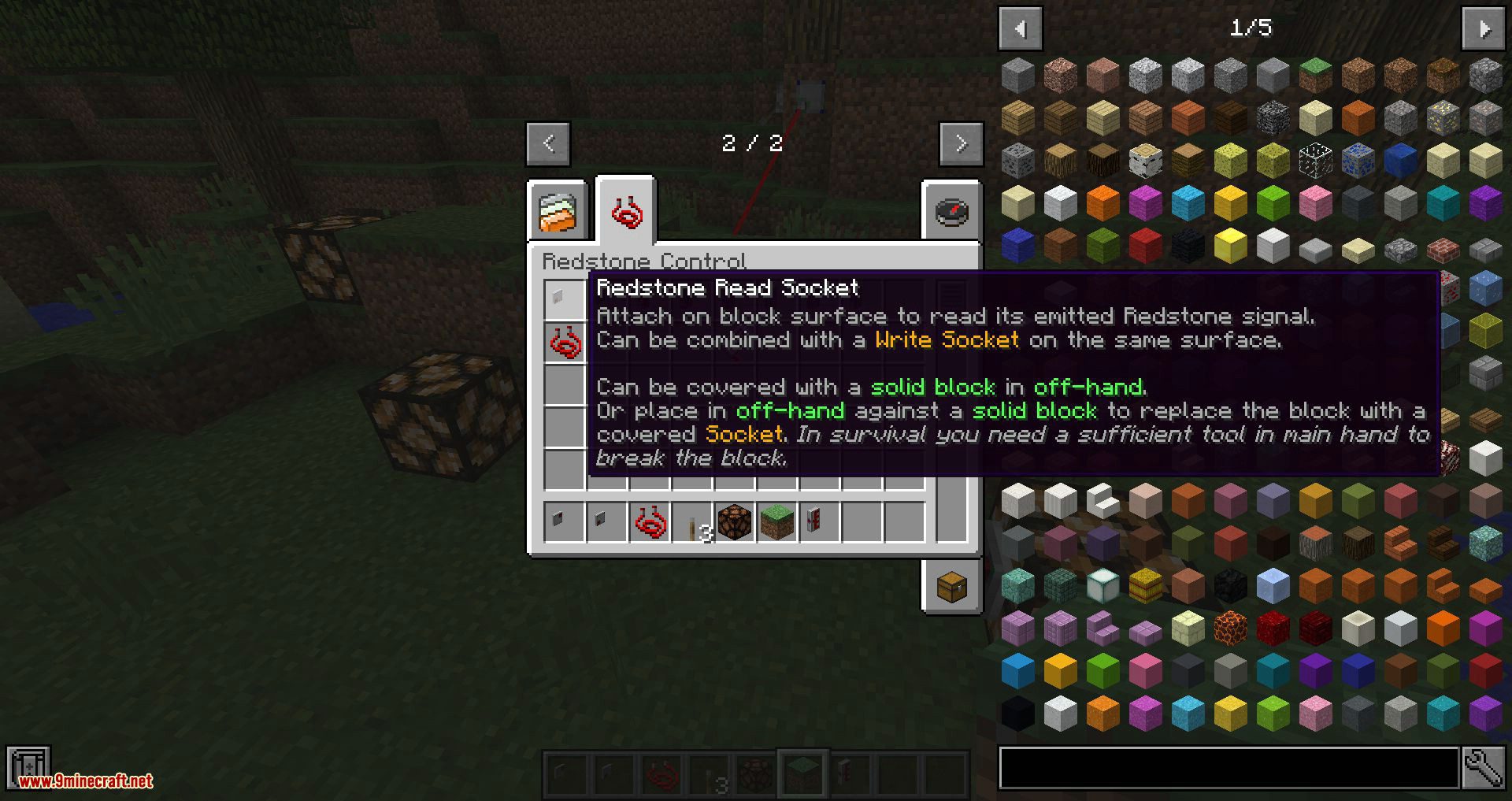 Redstone Control mod for minecraft 06