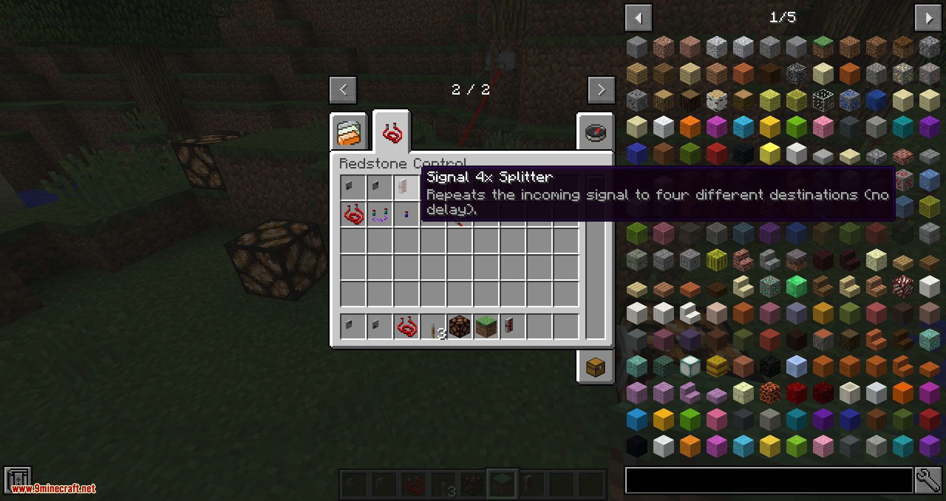 Redstone Control mod for minecraft 08