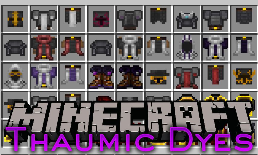 Thaumic Dyes mod for minecraft logo