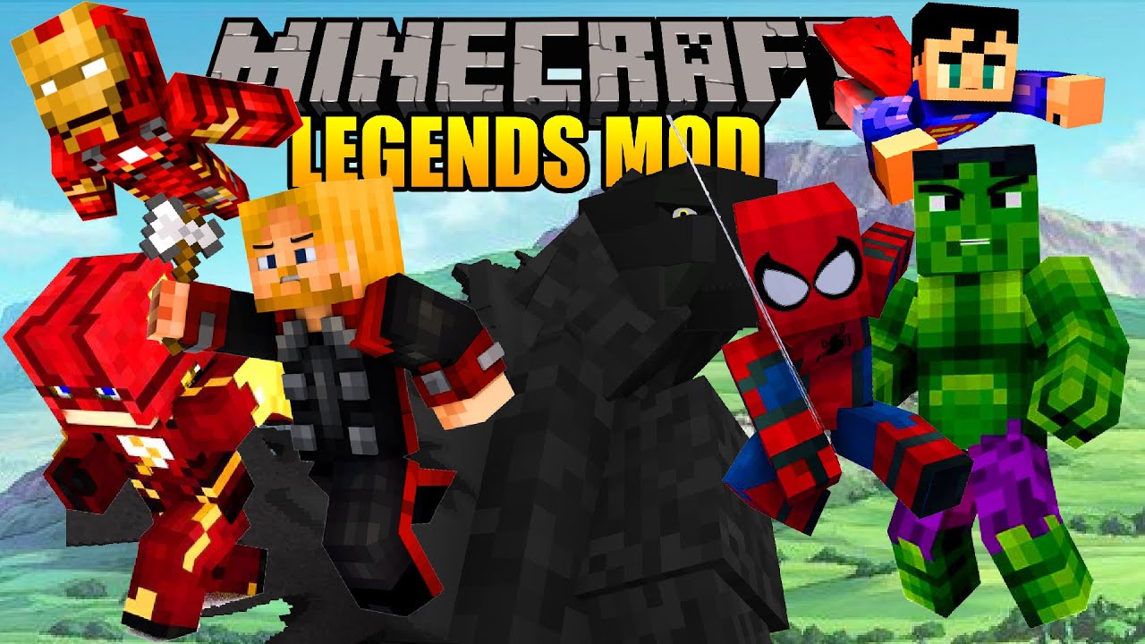 Minecraft Legends: Hero Reborn (Playtest-1: Introducing The Legends)  Minecraft Mod