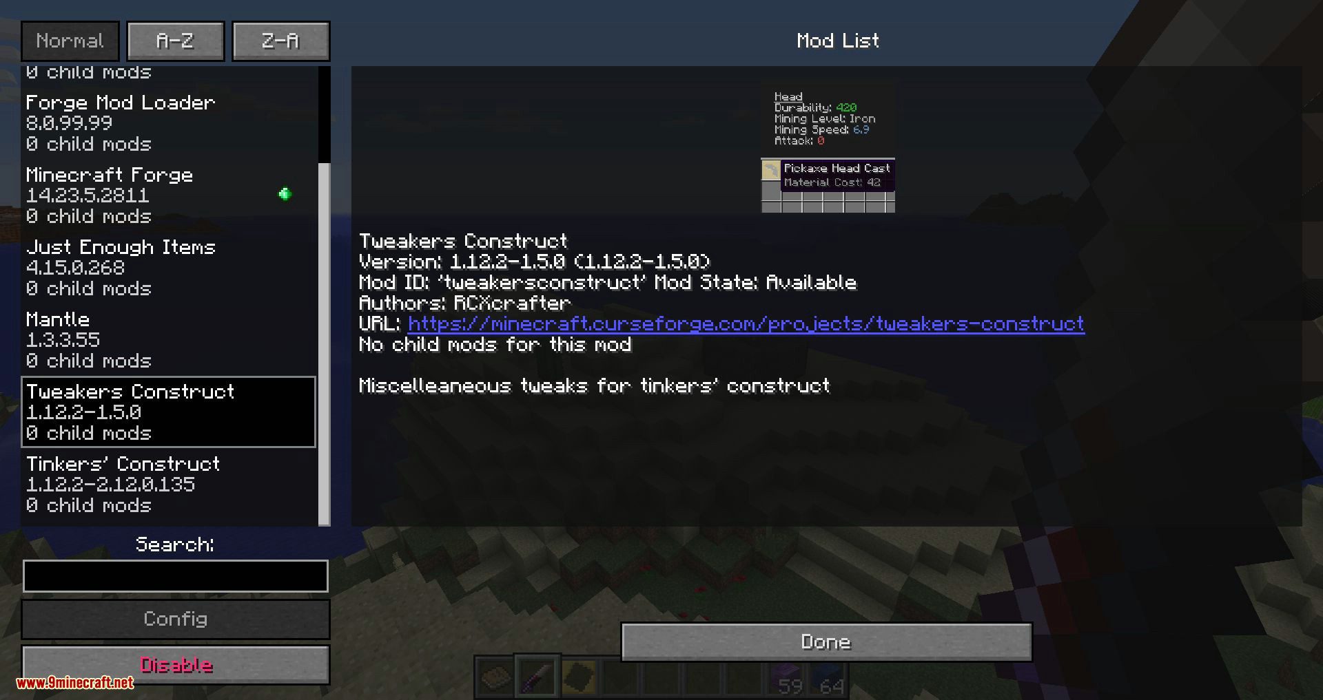 Tweakers Construct mod for minecraft 10