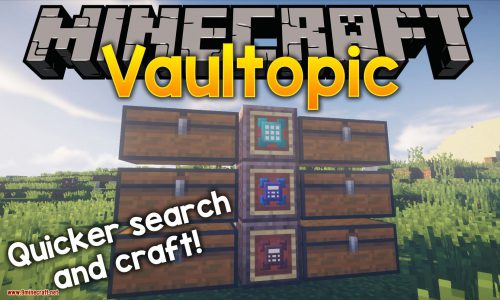 Vaultopic mod for minecraft logo