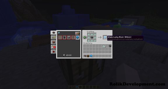 Whale Lucky Block mod for minecraft 22