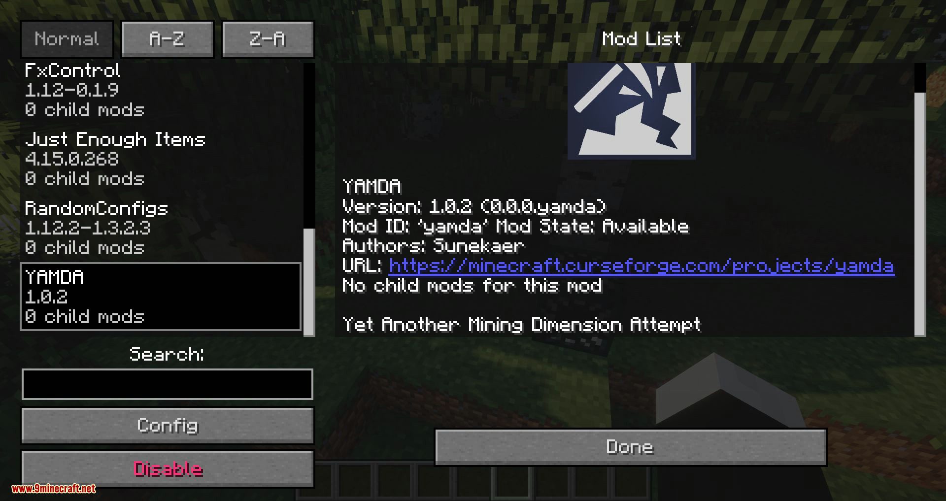 YAMDA mod for minecraft 12
