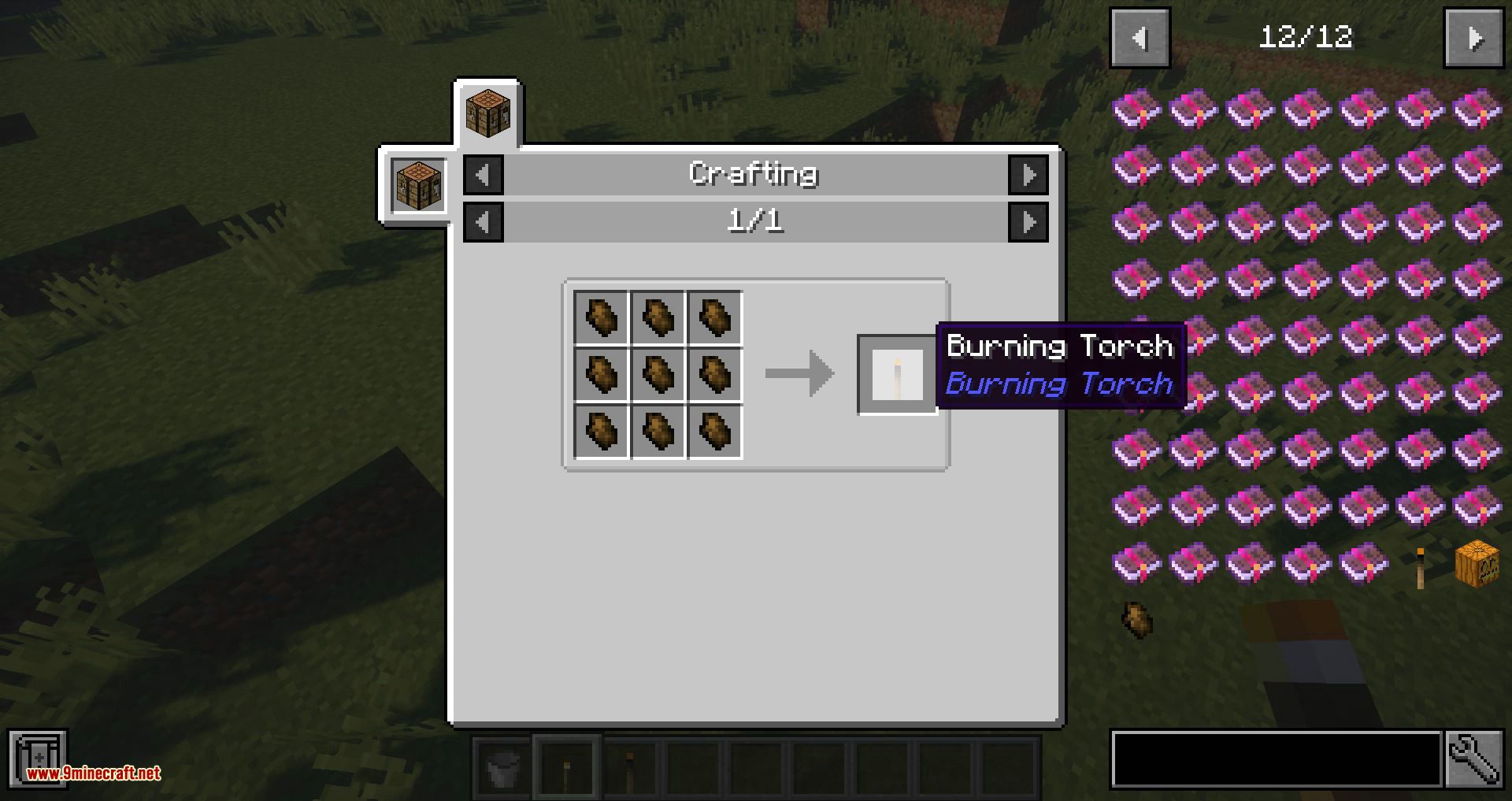 Burning Torch mod for minecraft 05