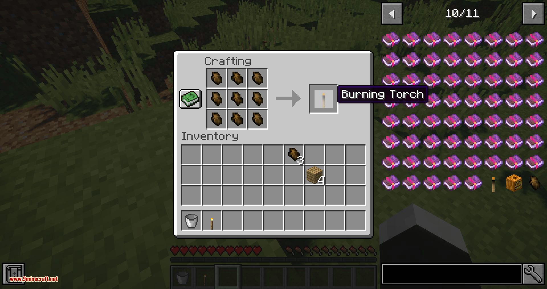 Burning Torch mod for minecraft 10