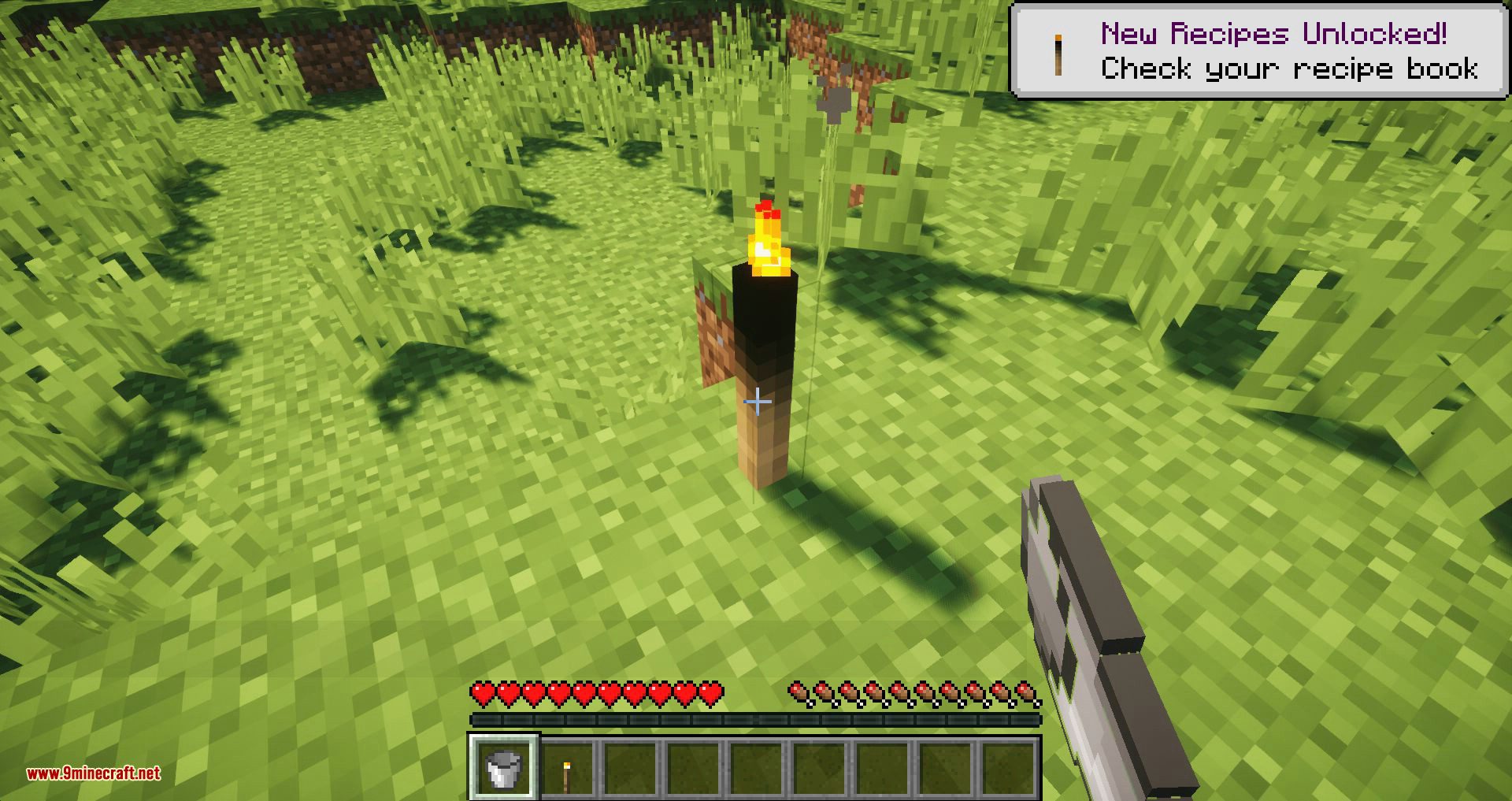 Burning Torch mod for minecraft 12