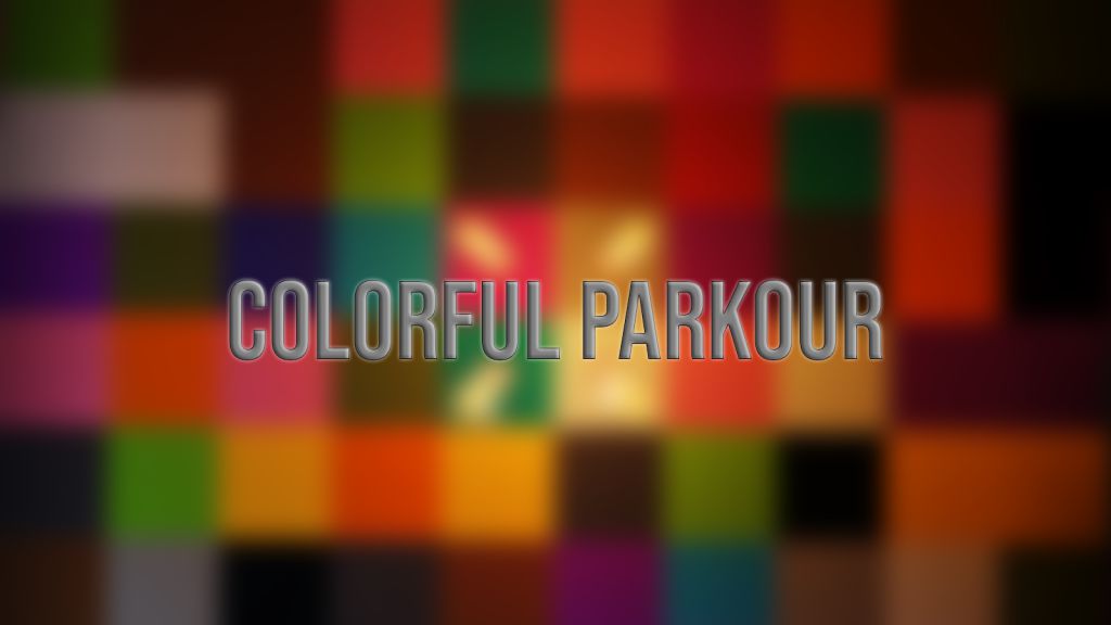 Colorful Parkour Map Thumbnail
