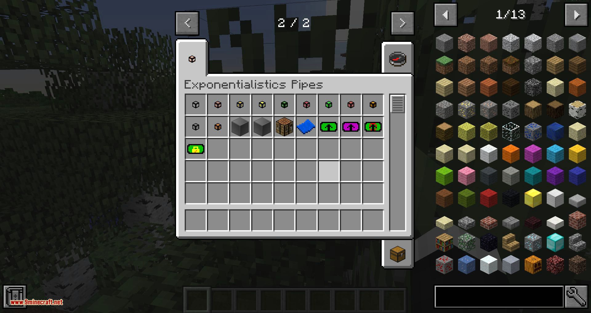 Exponentialistics Pipes mod for minecraft 01