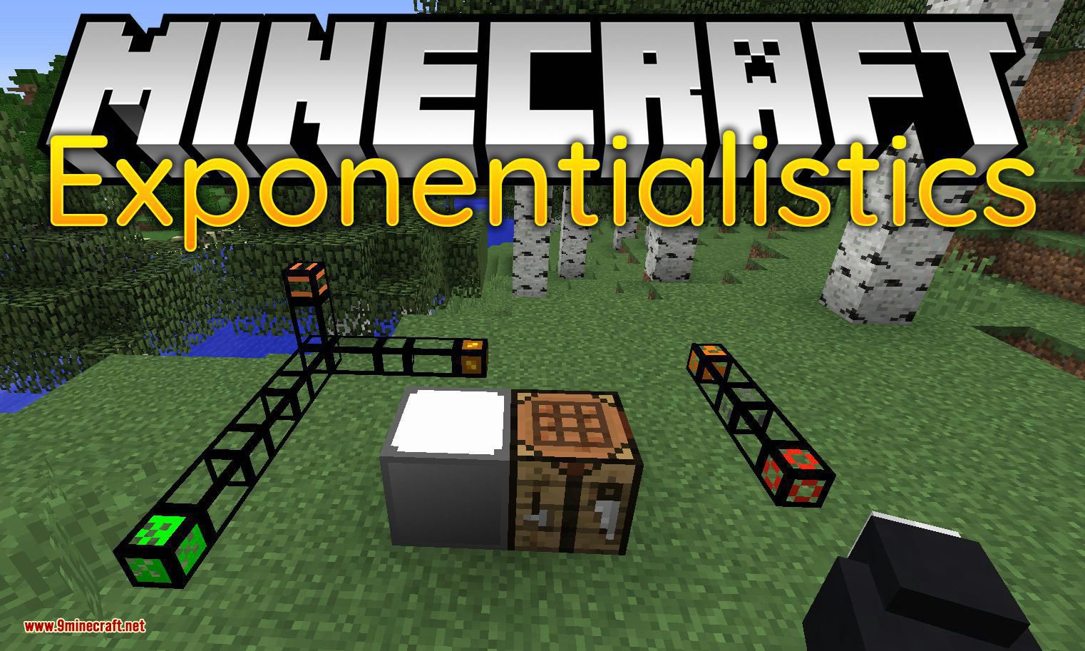 Exponentialistics Pipes mod for minecraft logo