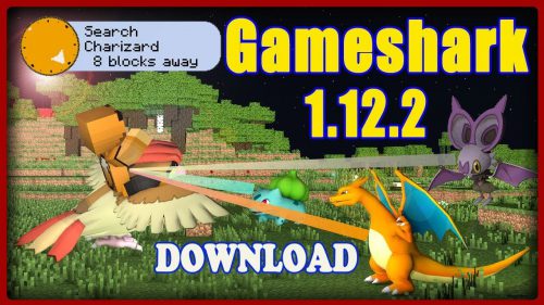 Gameshark mod for Minecraft logo 01