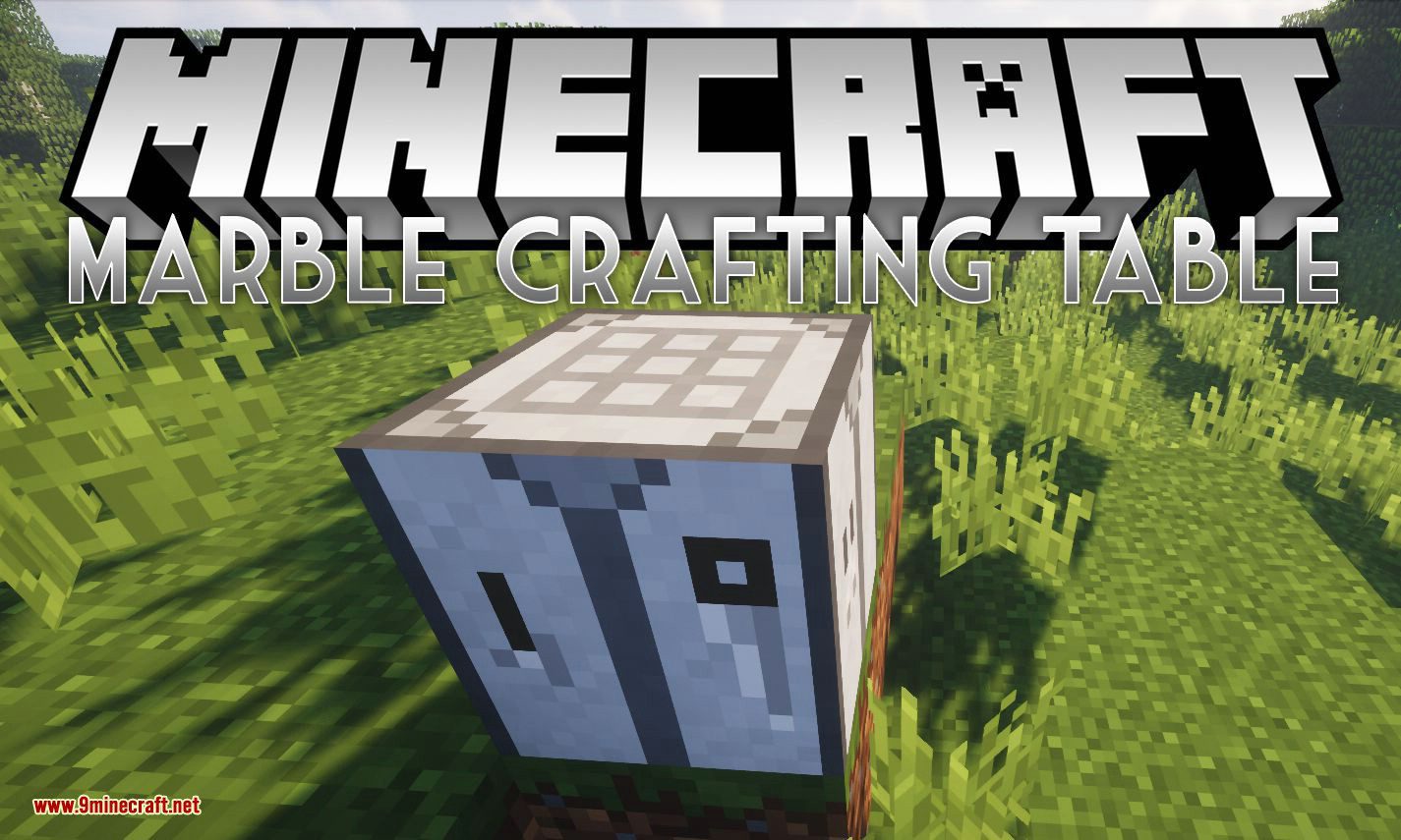 Marble Crafting Table mod for minecraft logo