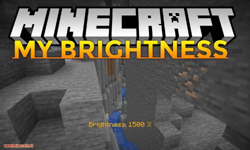 My Brightness mod for minecraft logo