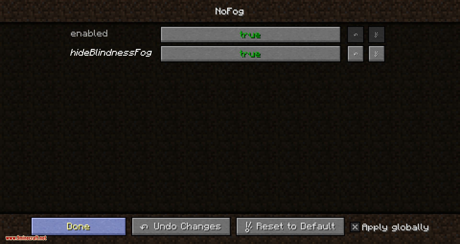 NoFog mod for minecraft 09
