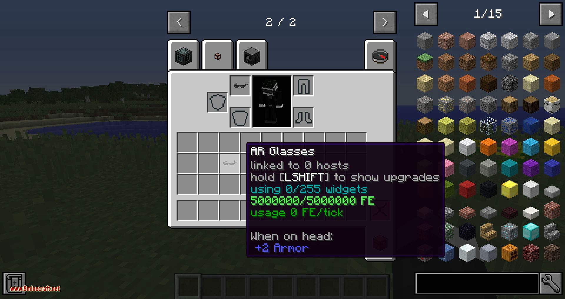 Open Glasses 2 mod for minecraft 01