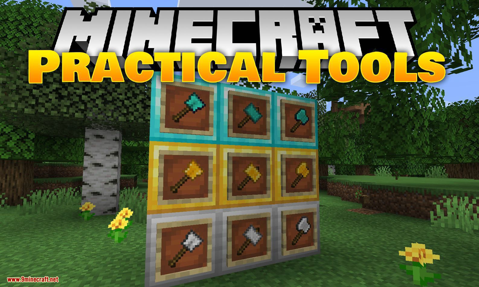 Practical Tools mod for minecraft logo