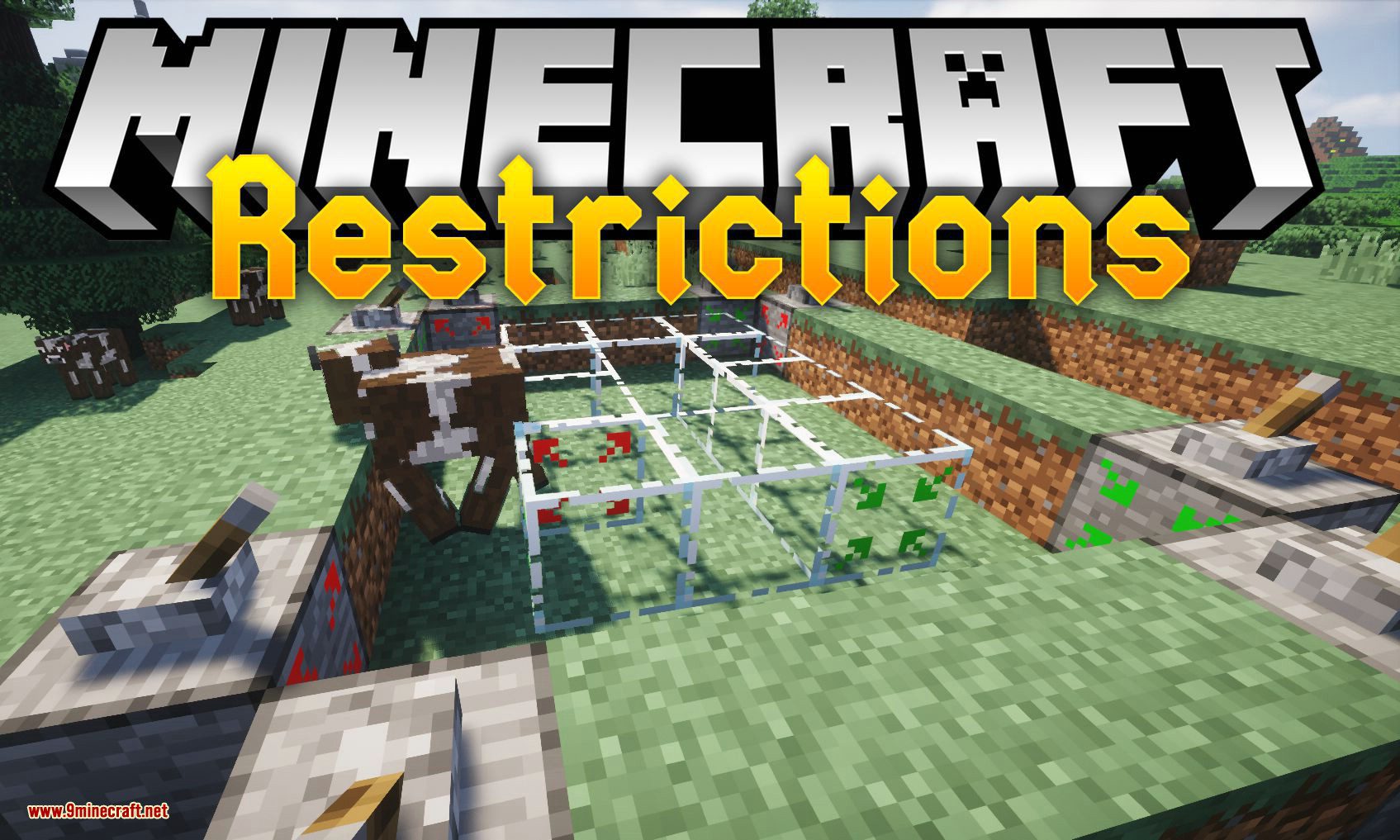 Restrictions mod for minecraft logo