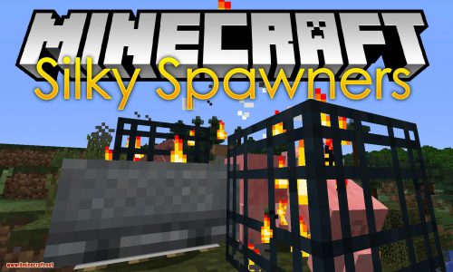 Silky Spawners mod for minecraft logo