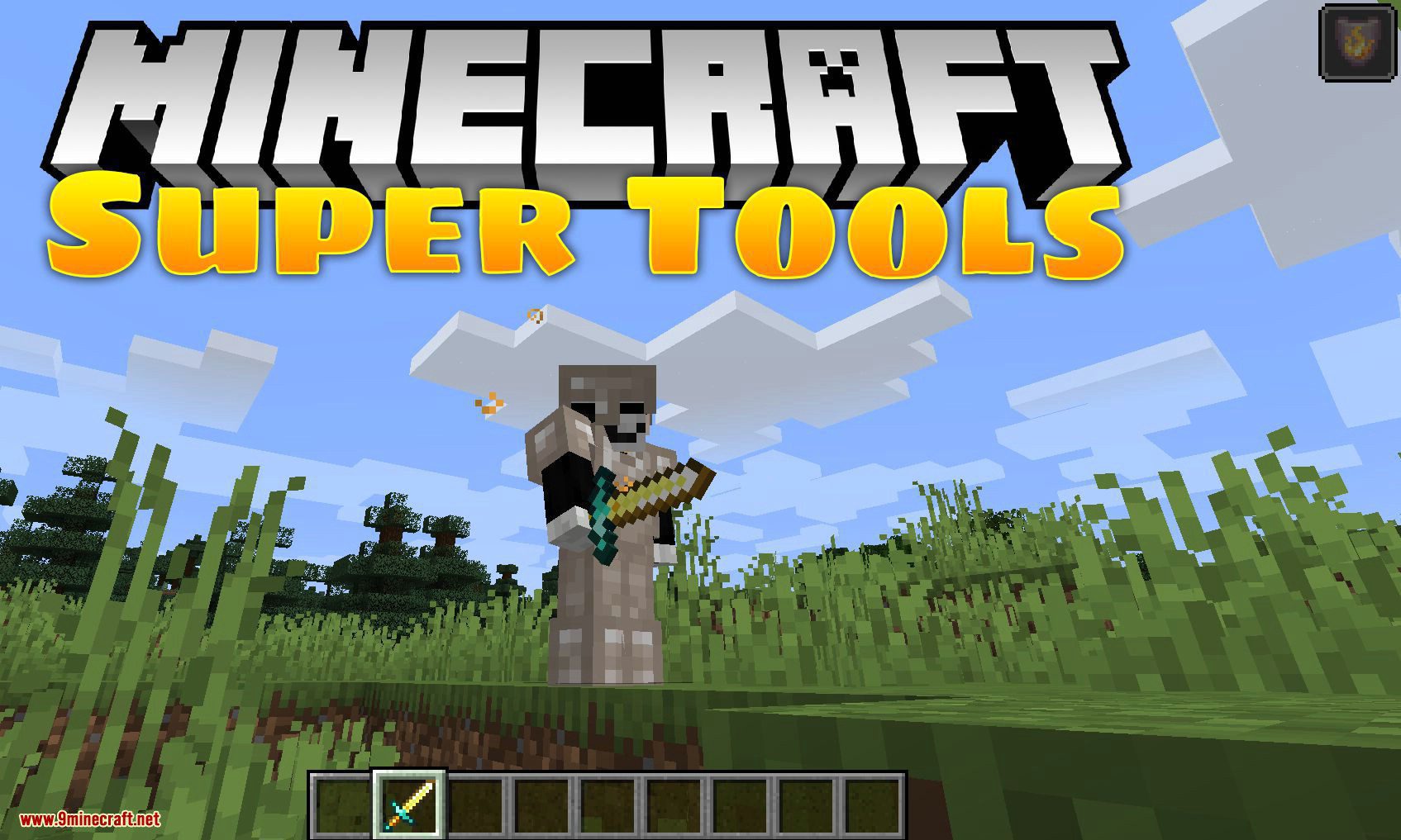 Super Tools mod for minecraft logo
