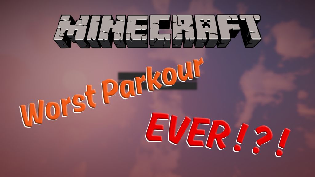 The Worst Minecraft Parkour Map Thumbnail