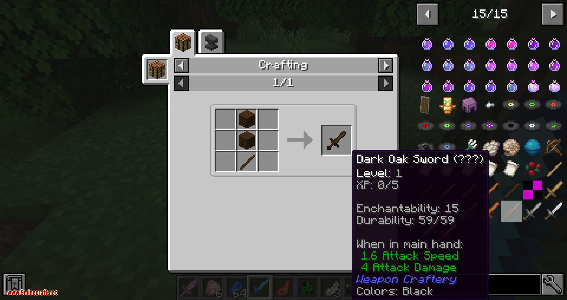 Weapon Craftery mod for minecraft 10