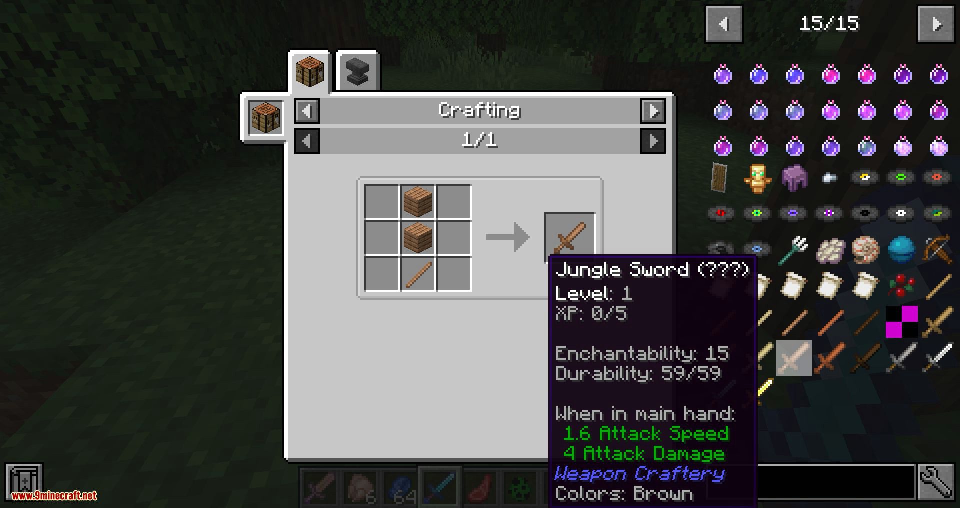 Weapon Craftery mod for minecraft 12