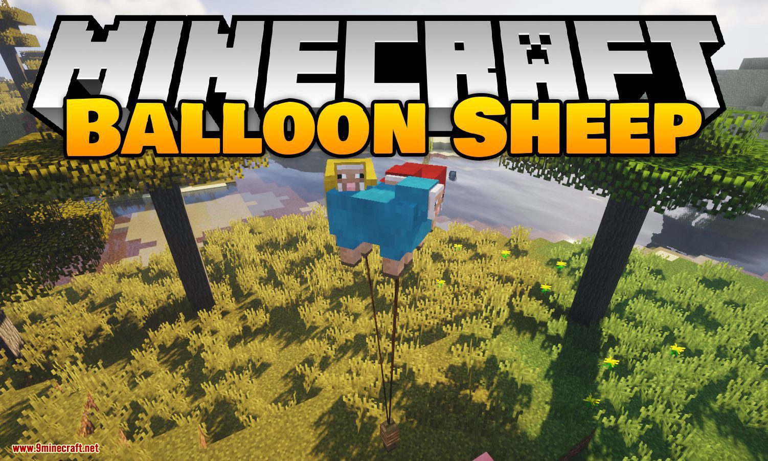 Balloon Sheep mod for minecraft logo