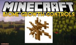 Biome Growth Controls mod for minecraft logo