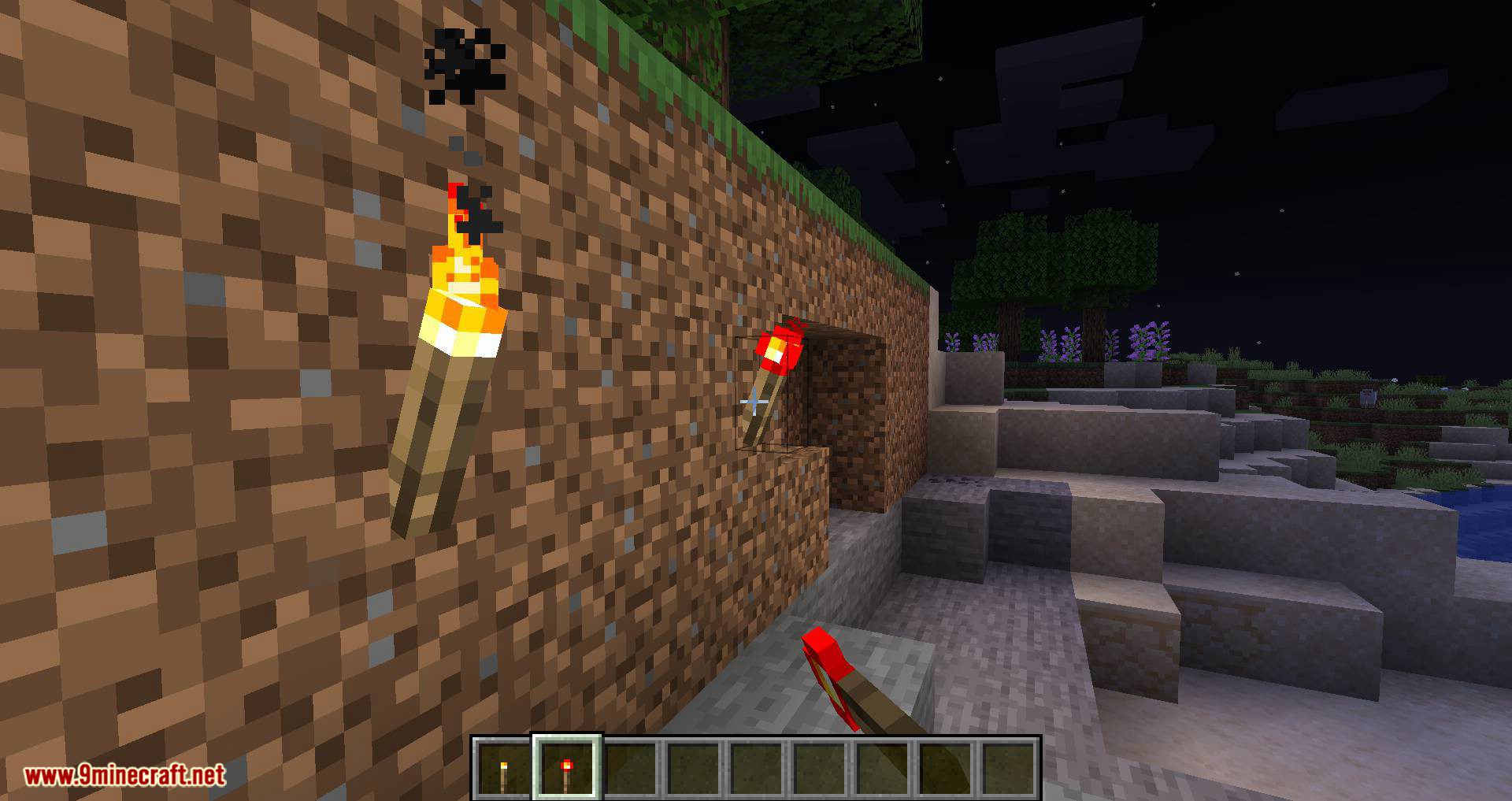 Ceiling Torch mod for minecraft 02