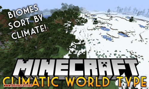Climatic World Type mod for minecraft logo