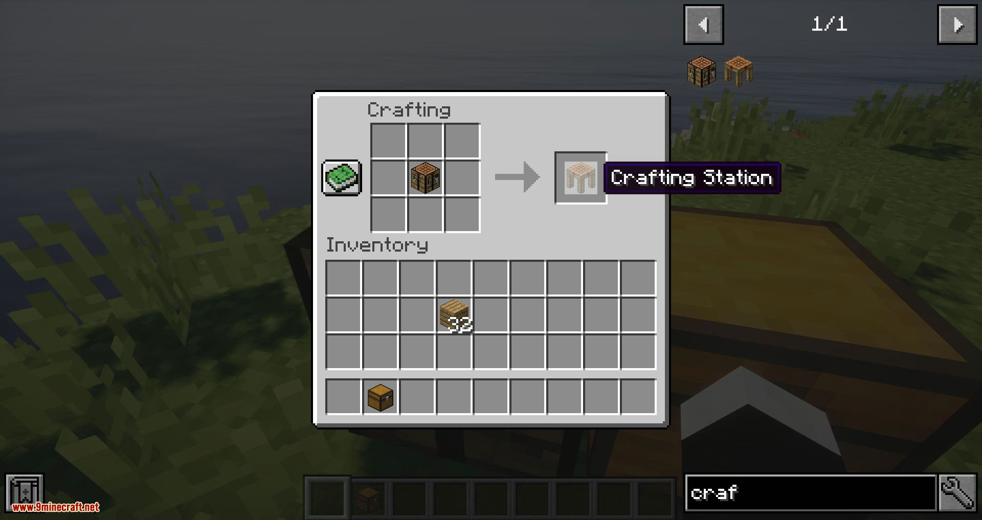 Crafting Station mod for minecraft 03