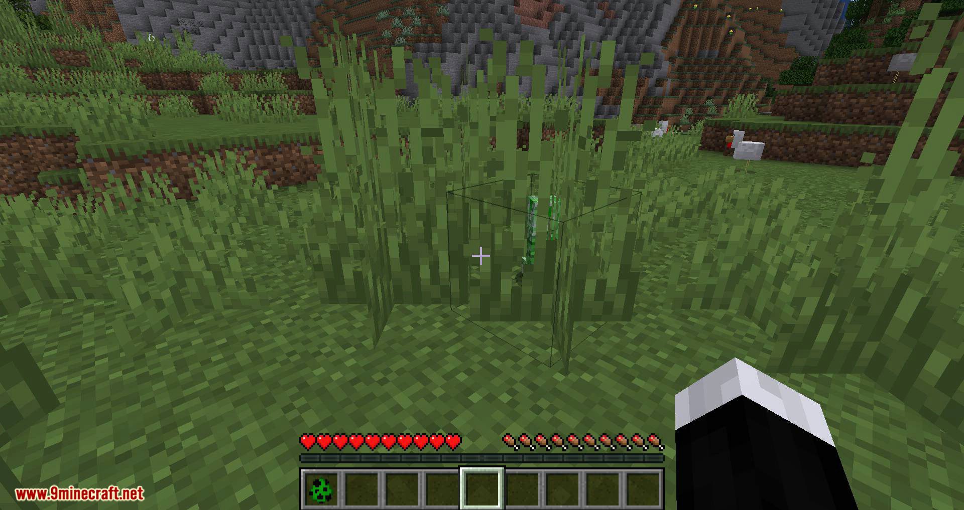 Creeper Spores mod for minecraft 01